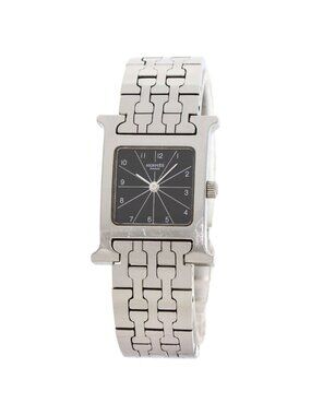 Hermes Watch SS Black